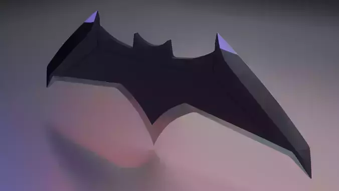 Batarang batman - animated series 3D print model