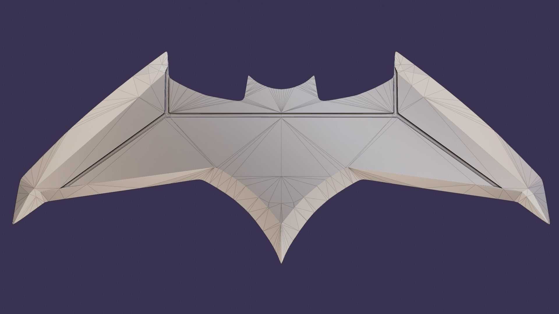 Batarang batman - animated series 3D print model_8