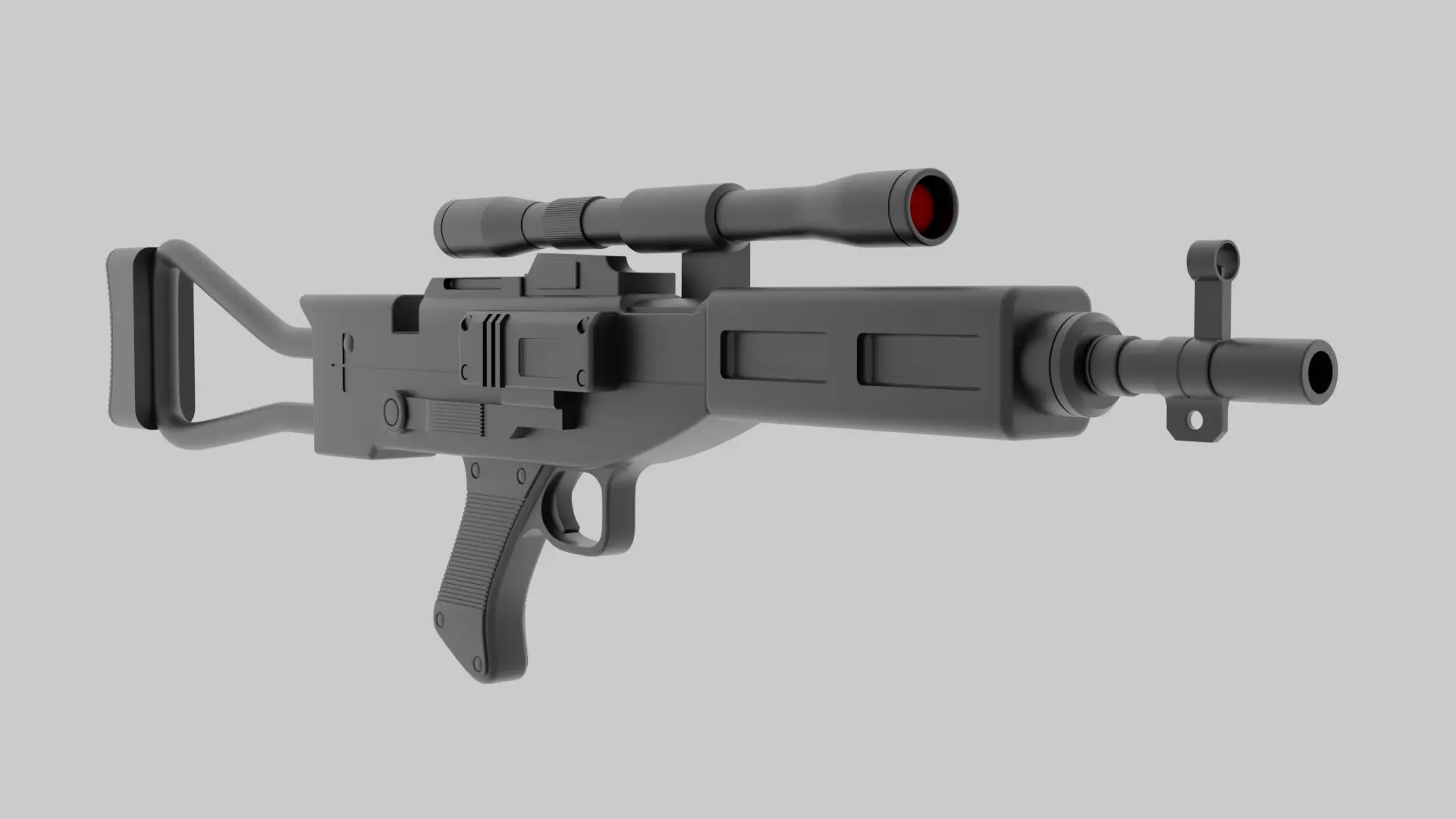 AT-AT Pilot Blaster Rifle 3D model