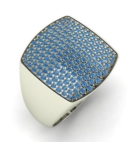 Big Ring With many diamonds 28 3D print model_5