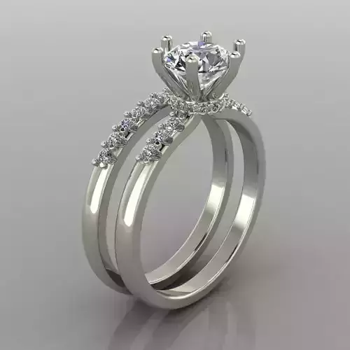 Soliataire ring for Women Wedding Rings 24