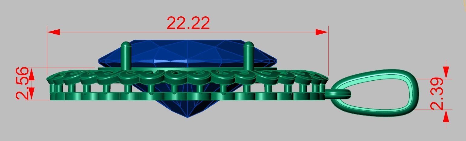 Exclusive Pendant model 3D 0211 printable model14 3D print model_9