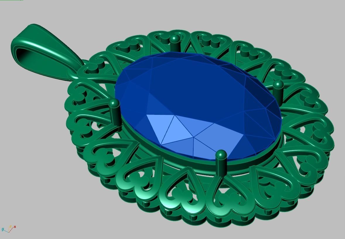 Exclusive Pendant model 3D 0211 printable model14 3D print model_10