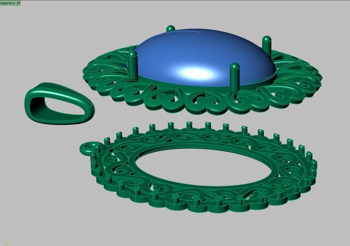 Exclusive Pendant model 3D 0211 printable model14 3D print model_12