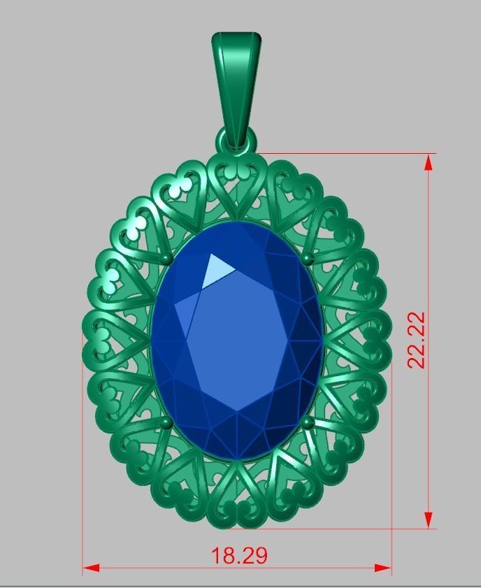 Exclusive Pendant model 3D 0211 printable model14 3D print model_8