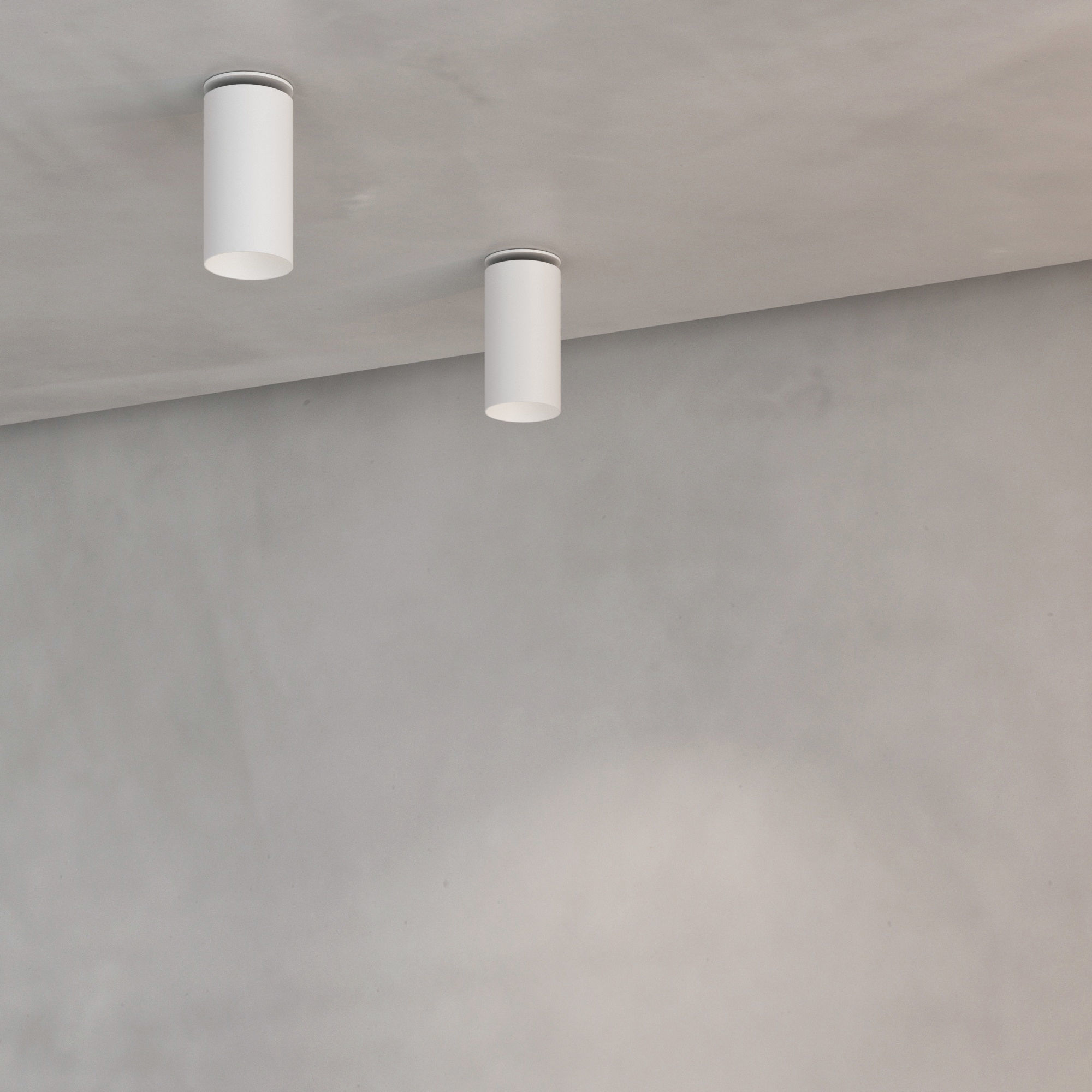 Decorative wall with fireplace set 23 3D model_3