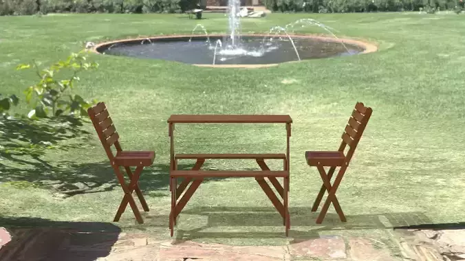 Simple Furniture Garden or House Terrace