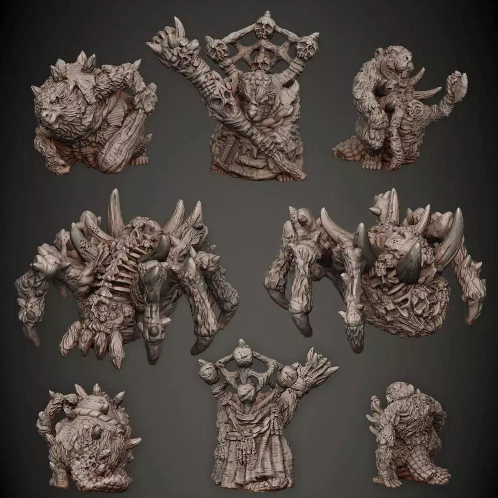 Beavermancer Set --Support Free-- 3D print model_0