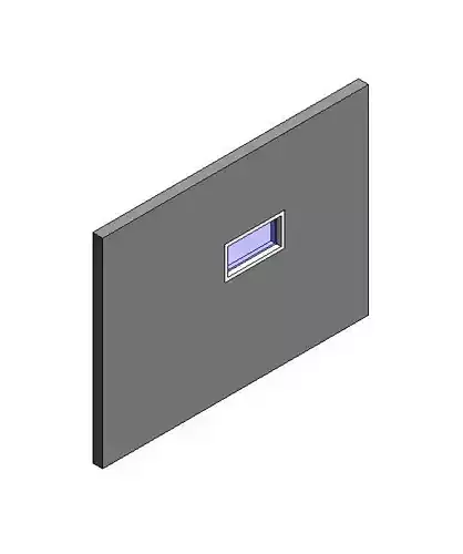 Top Hung Window Free 3D model