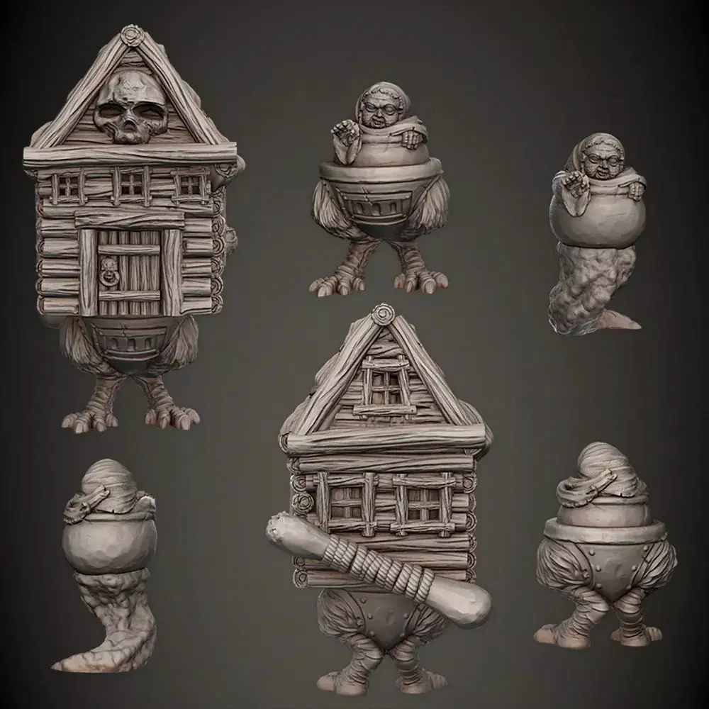 Baby Yaga --Support Free-- 3D print model_0