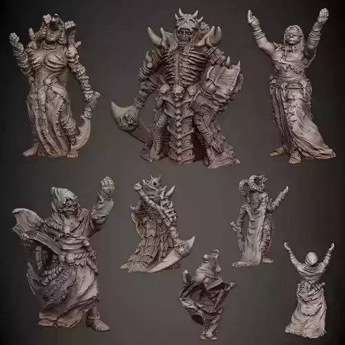 Cultist --Support Free-- 3D print model