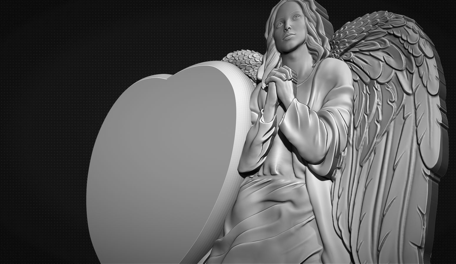 Angel Monuments 3 3D print model_9