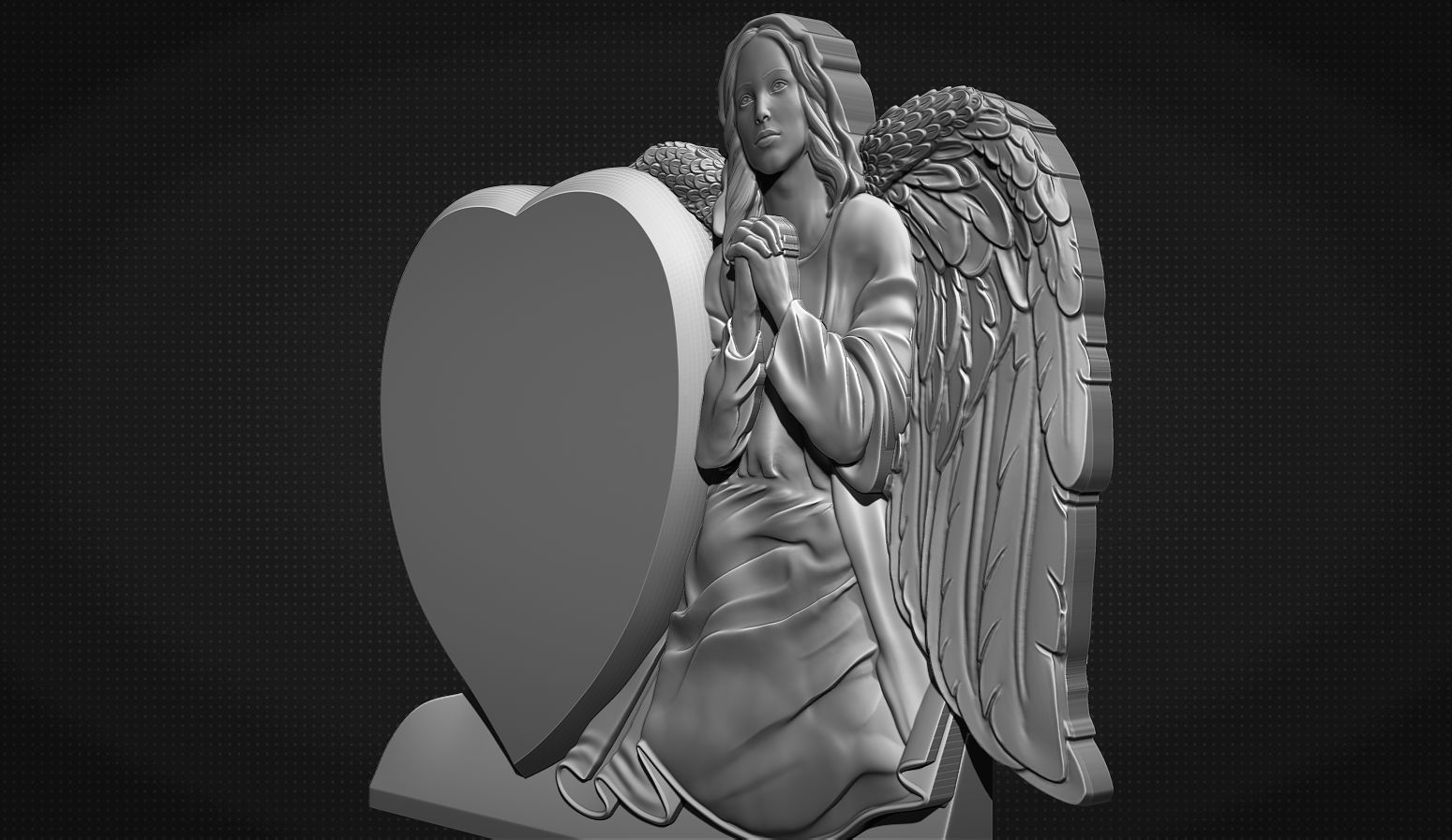 Angel Monuments 3 3D print model_5