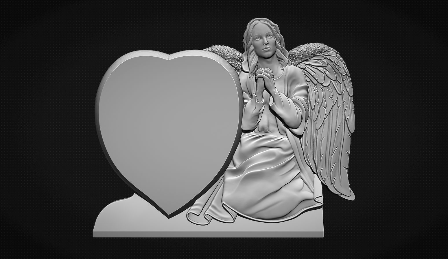 Angel Monuments 3 3D print model_4