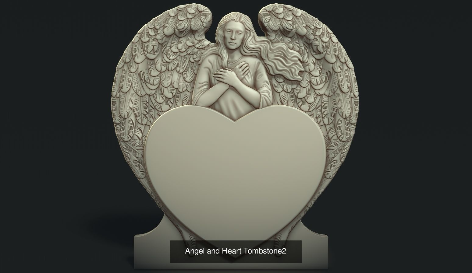 Angel Monuments 3D Model Collection_5