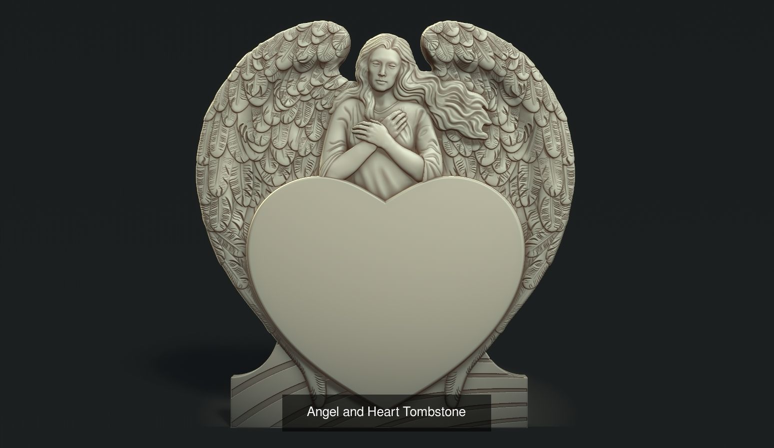 Angel Monuments 3D Model Collection_6