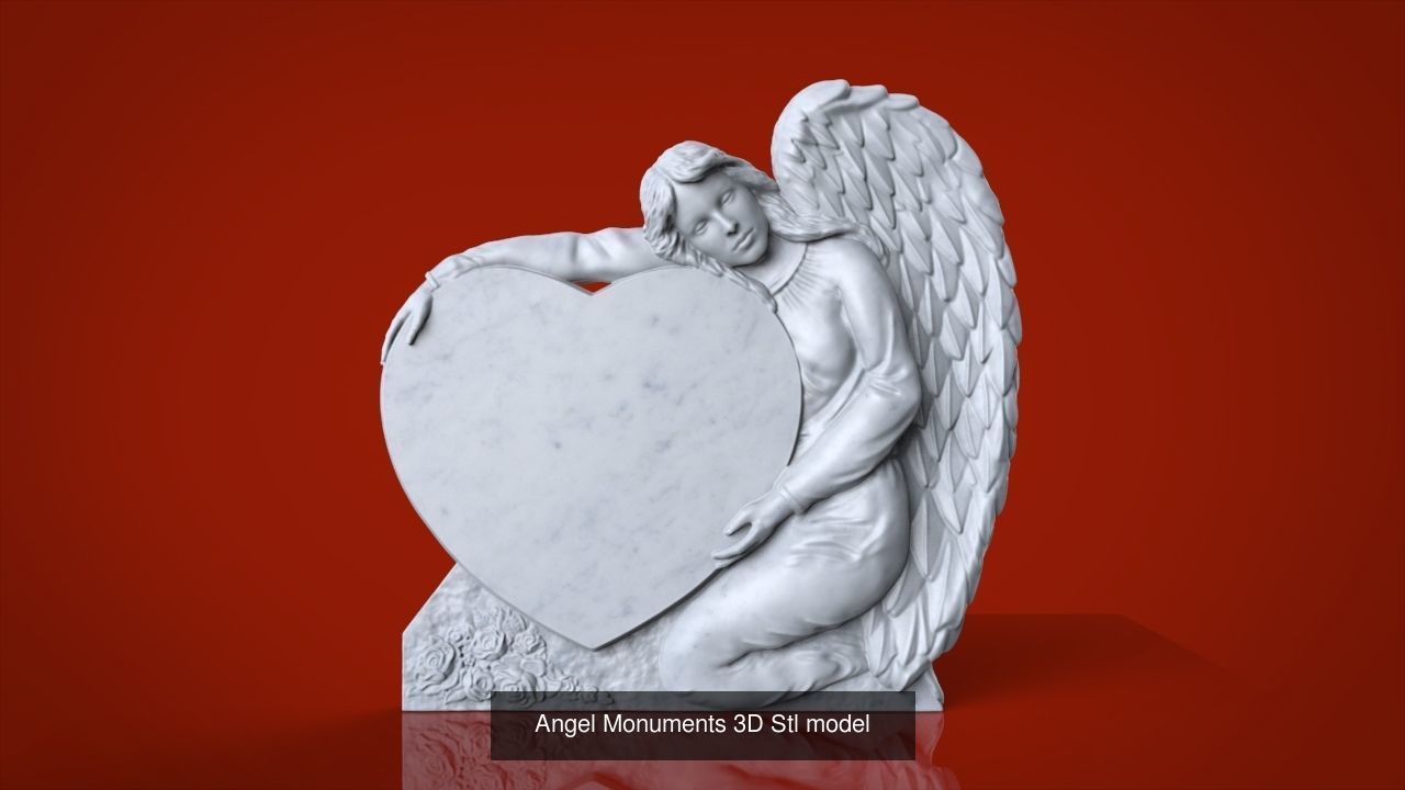 Angel Monuments 3D Model Collection_2