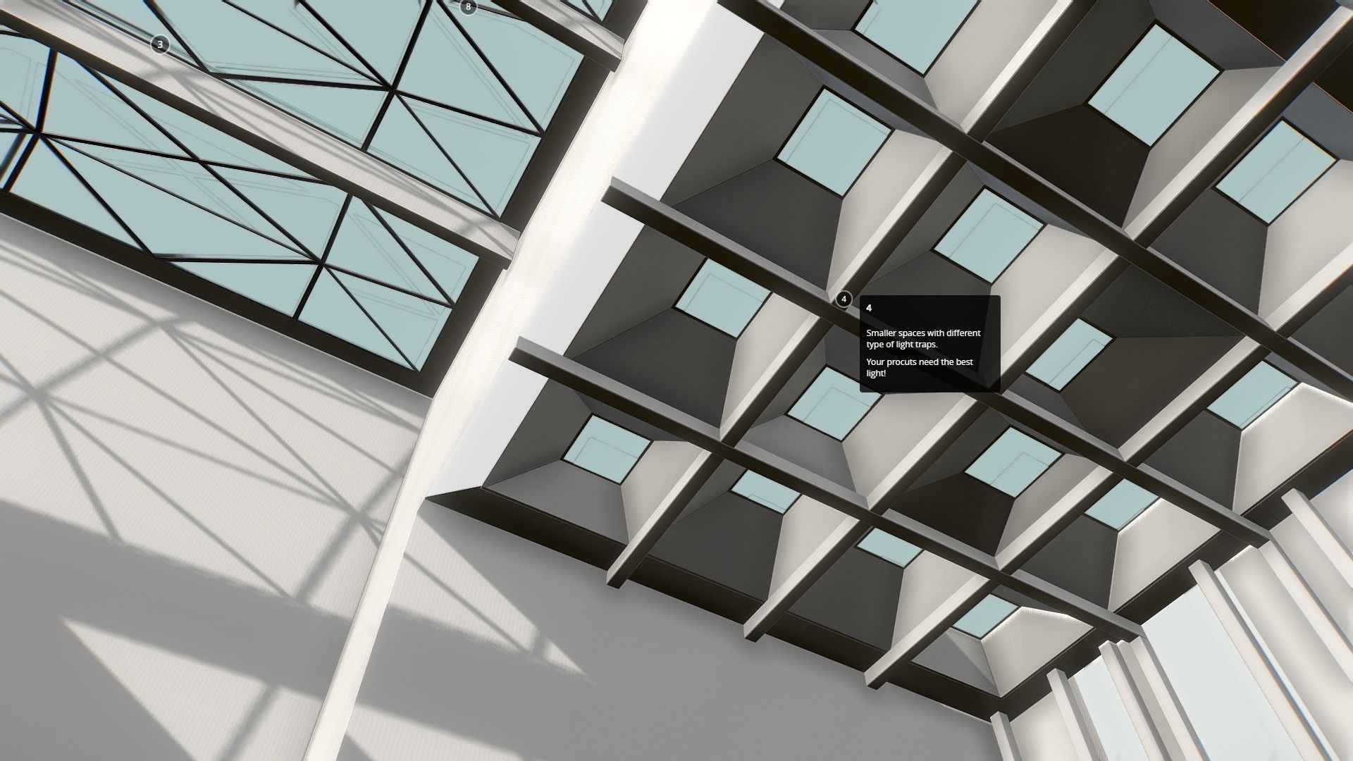 VR Gallery Minimal Showroom for pruducts vol 4 Low-poly 3D model_8