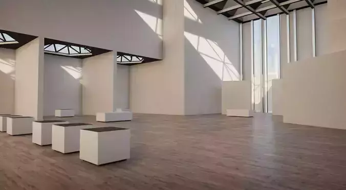 VR Gallery Minimal Showroom for pruducts vol 4