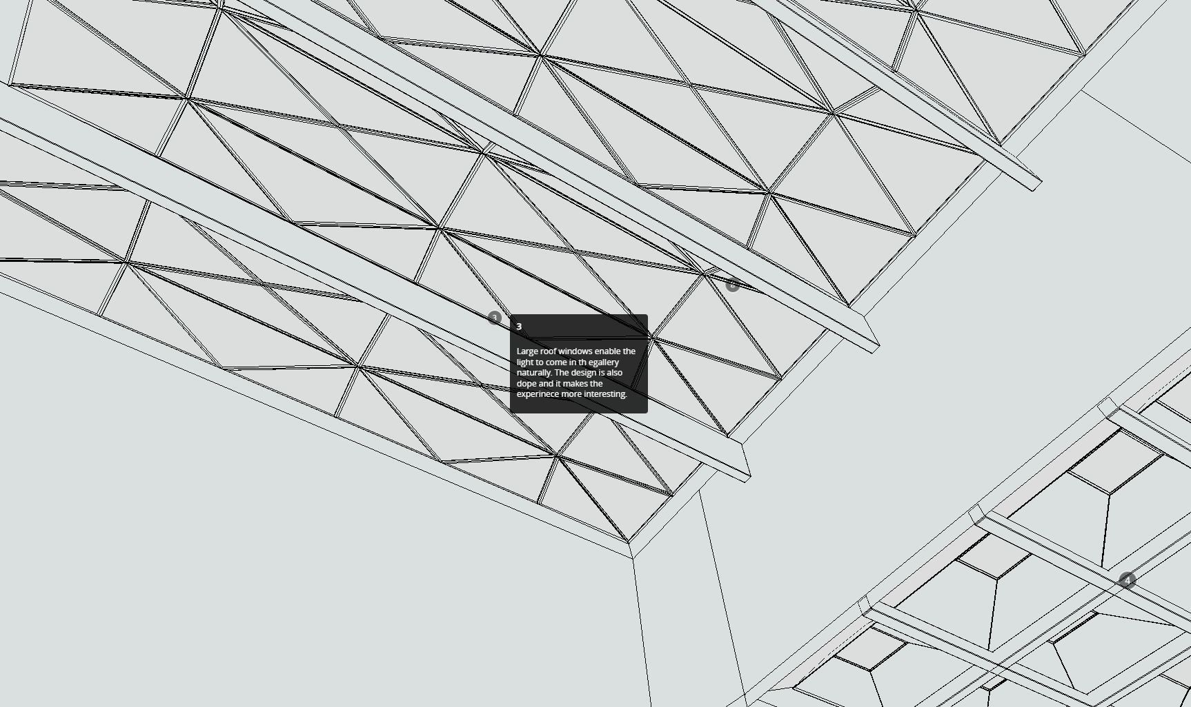 VR Gallery Minimal Showroom for pruducts vol 4 Low-poly 3D model_14