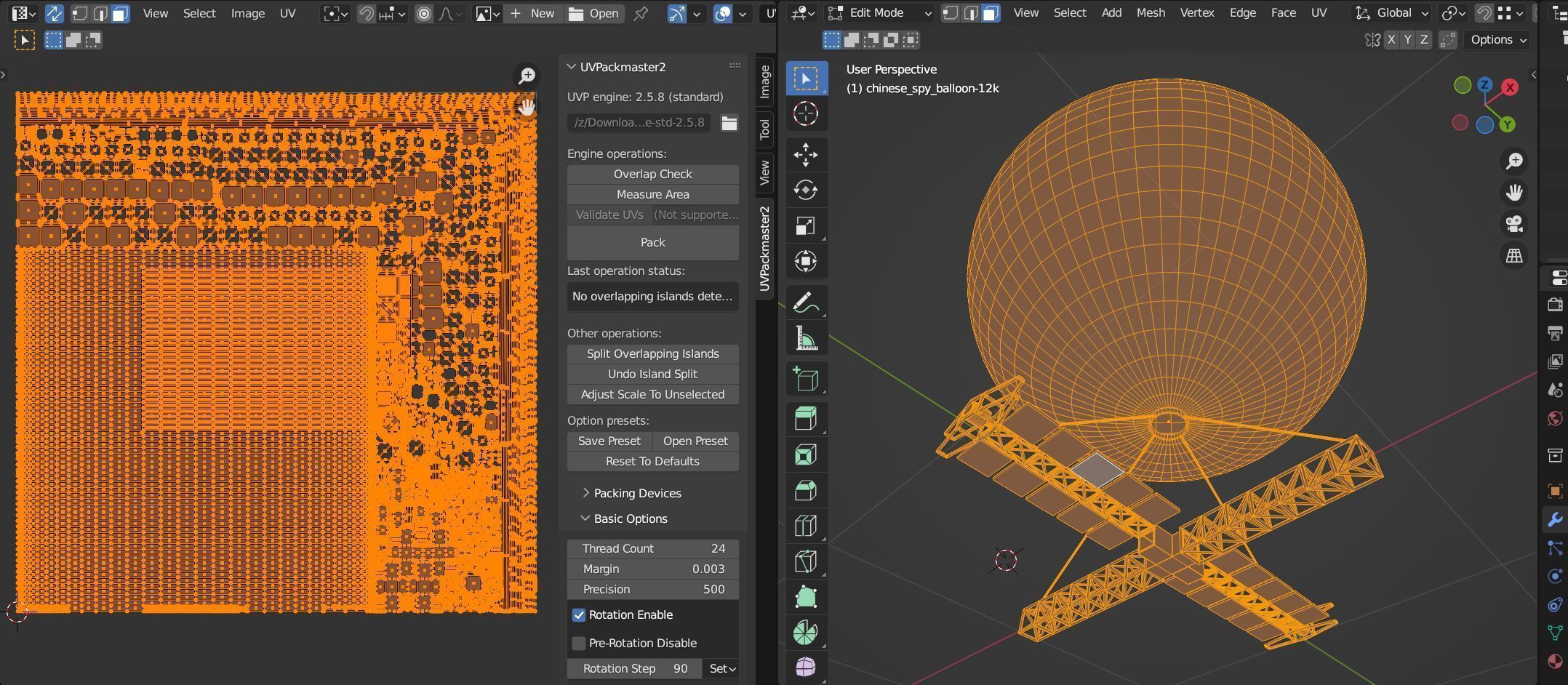 Chinese spy balloon 3D model_3