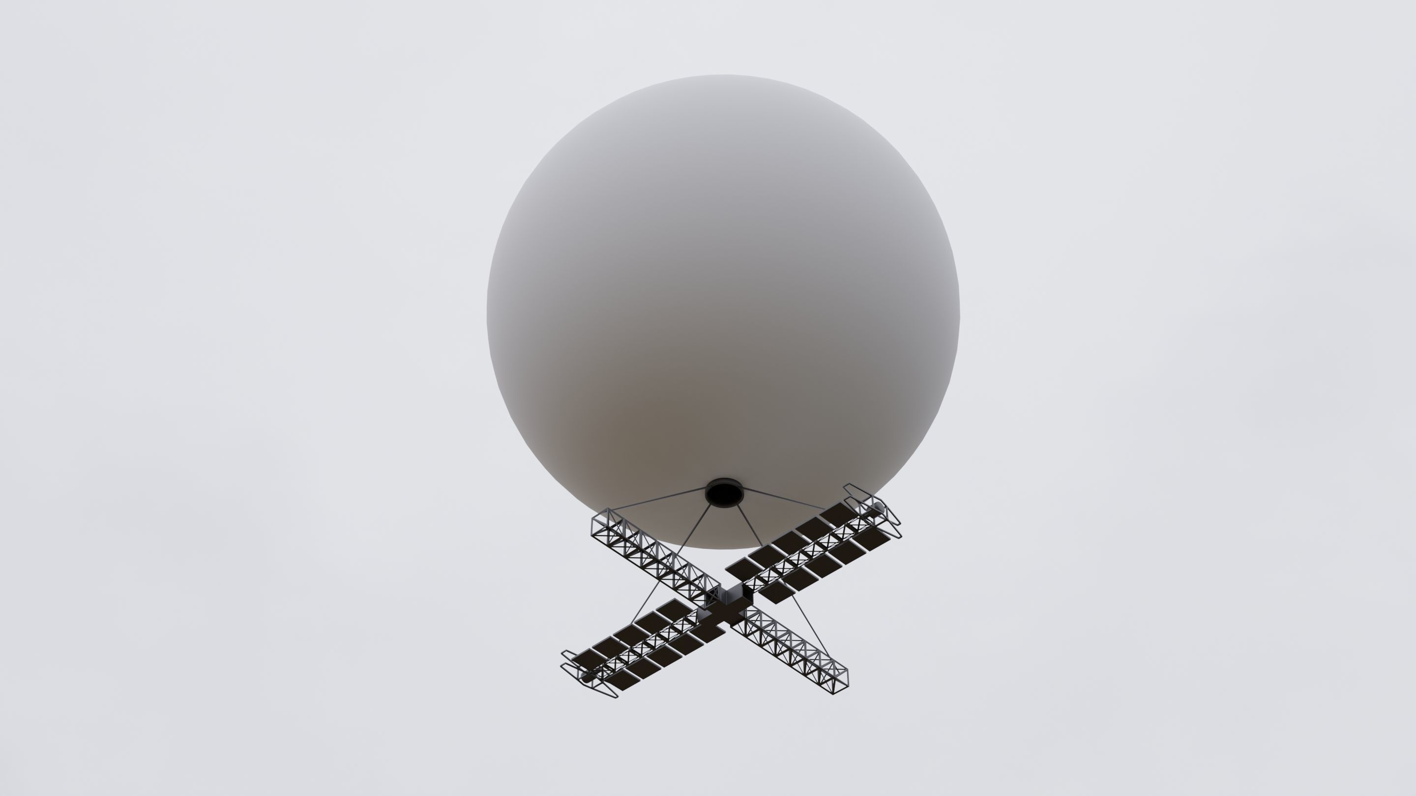 Chinese spy balloon 3D model_9
