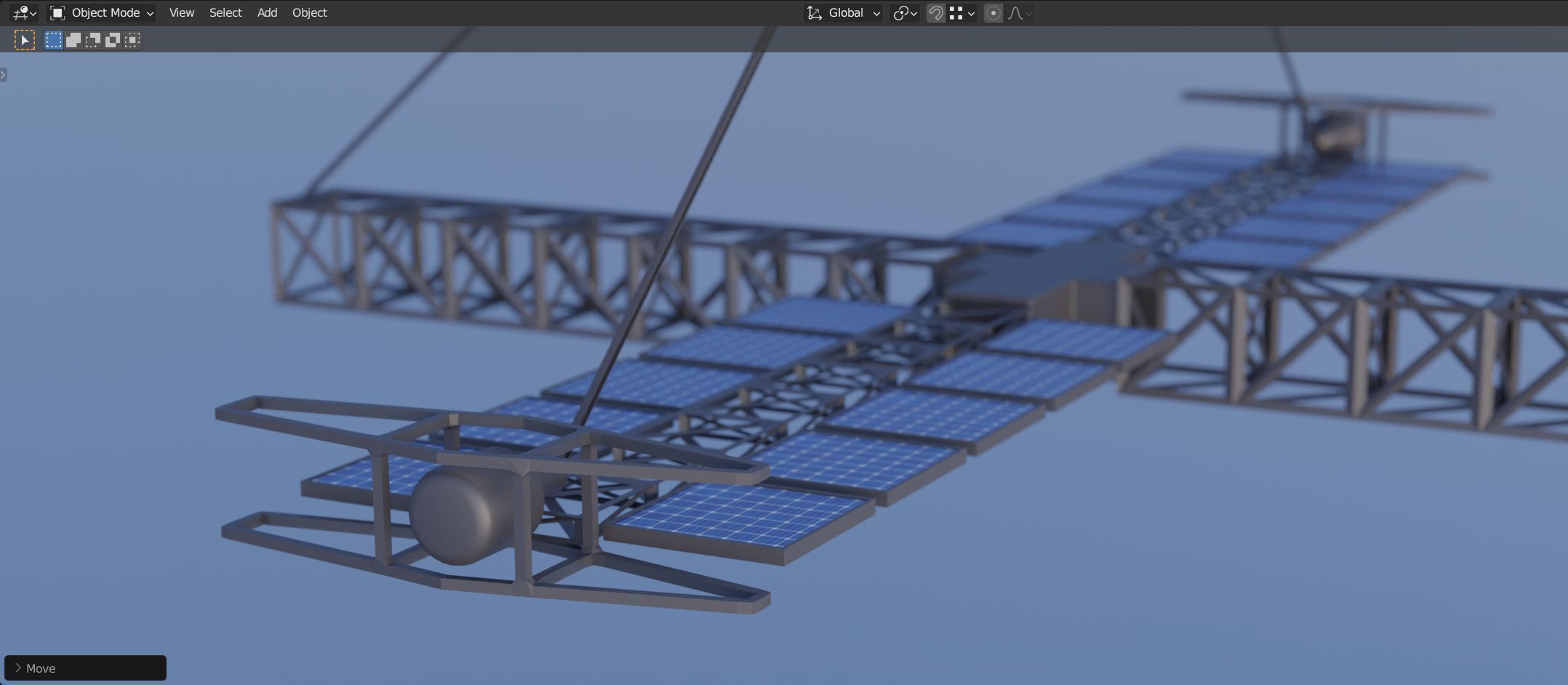 Chinese spy balloon 3D model_5