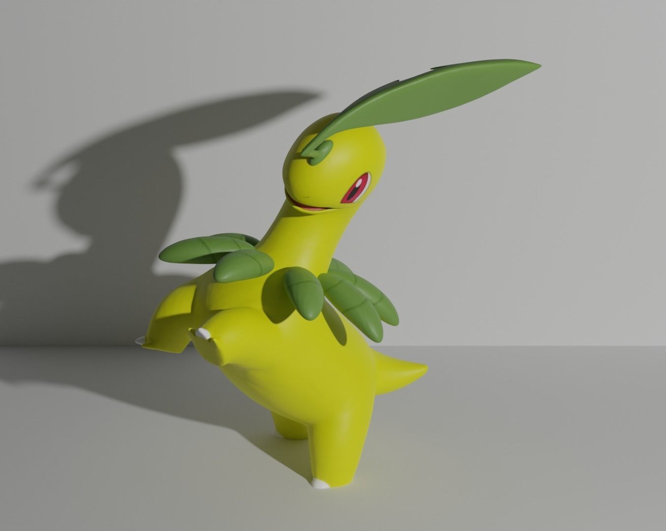 Bayleef pokemon 3D print model 3D print model_1