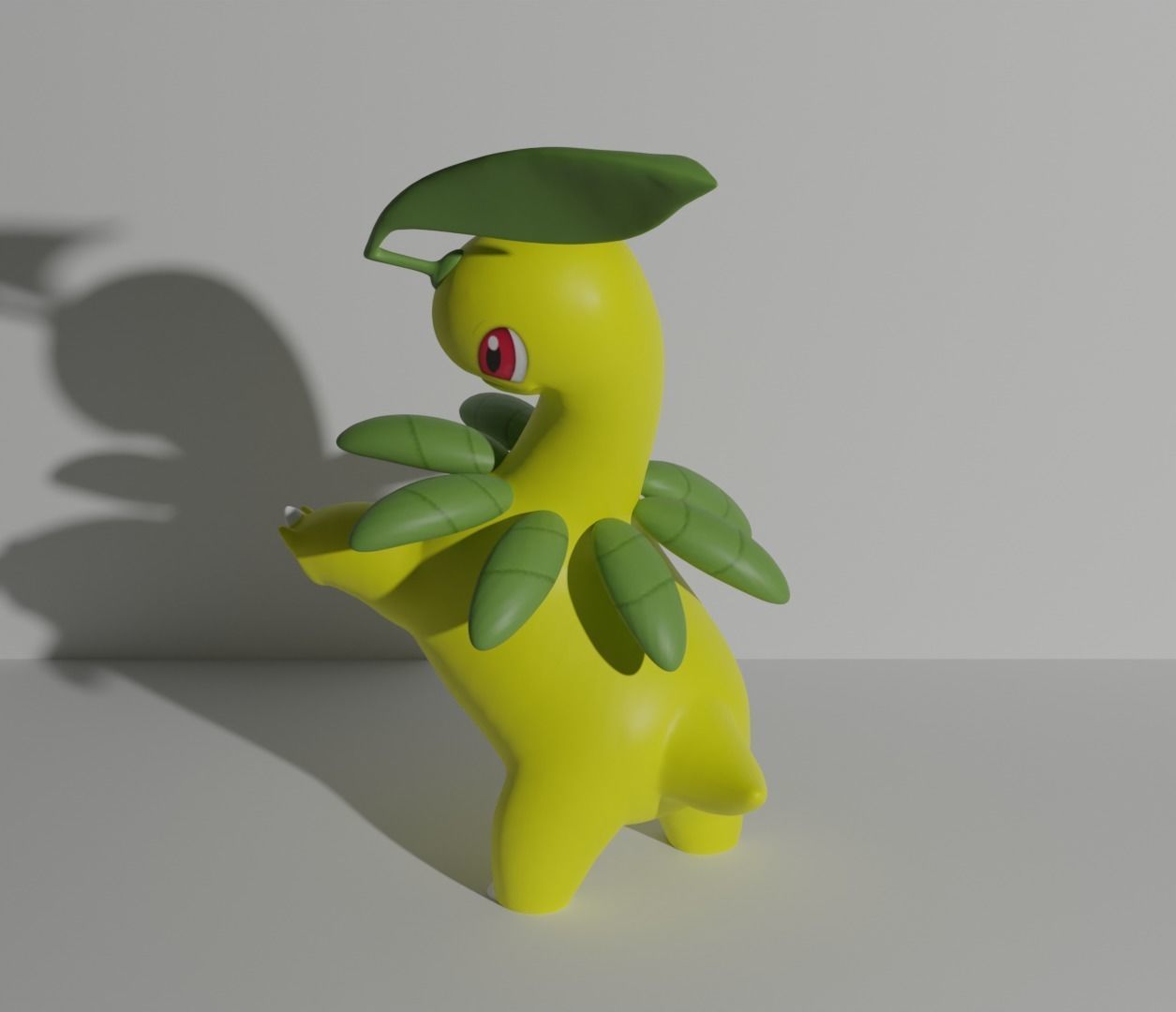 Bayleef pokemon 3D print model 3D print model_2