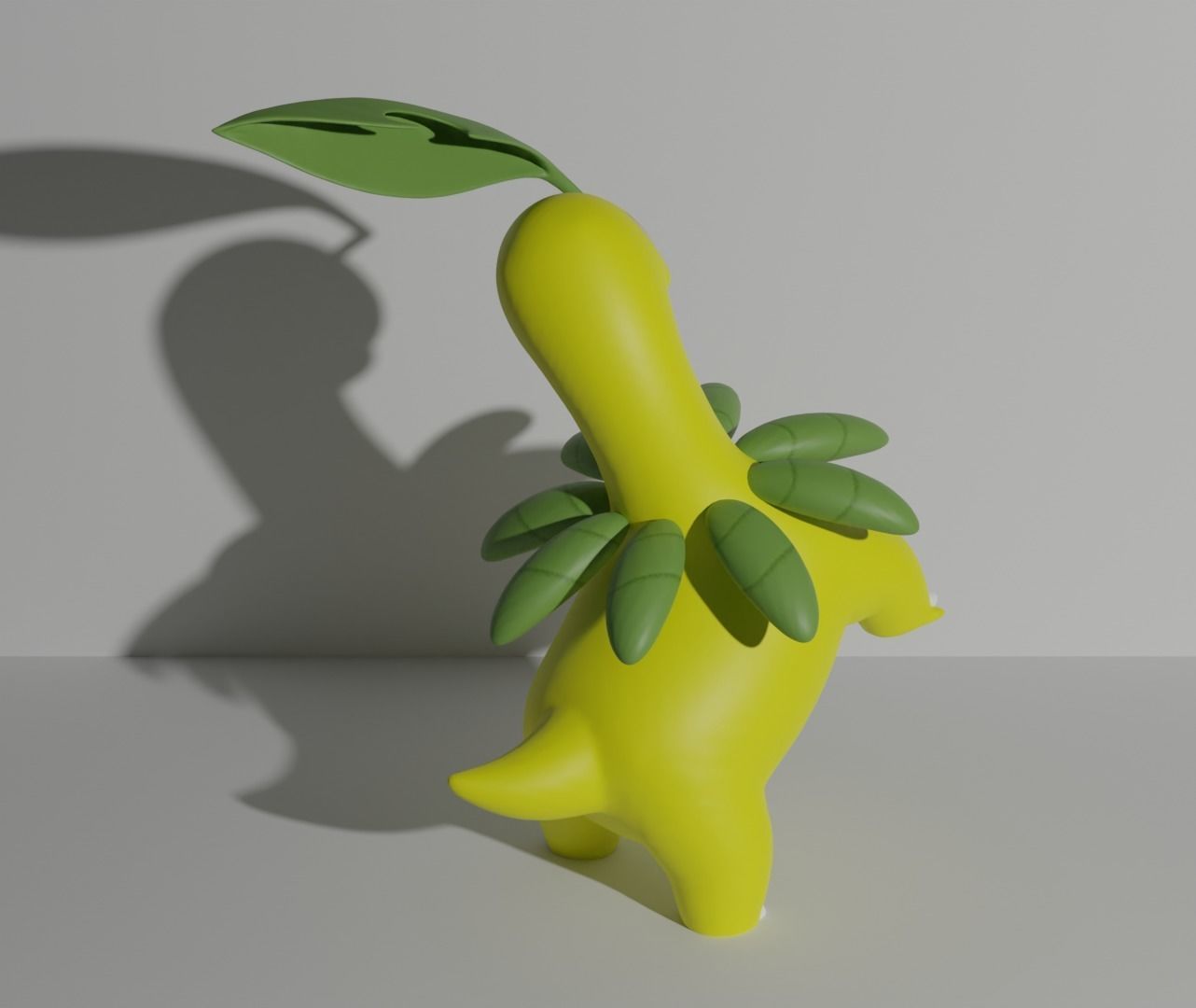 Bayleef pokemon 3D print model 3D print model_3