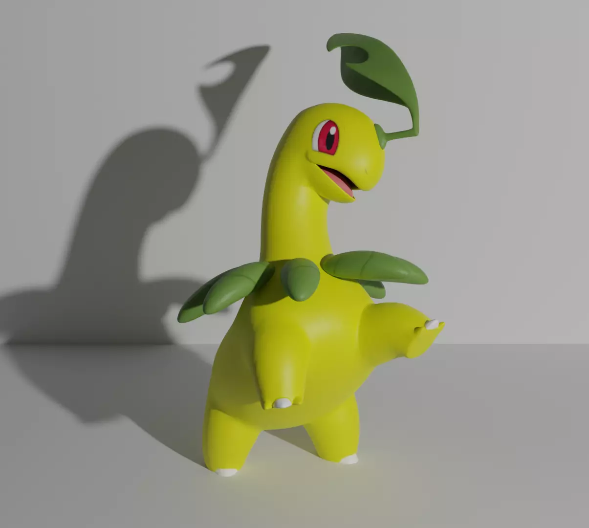 Bayleef pokemon 3D print model 3D print model_0
