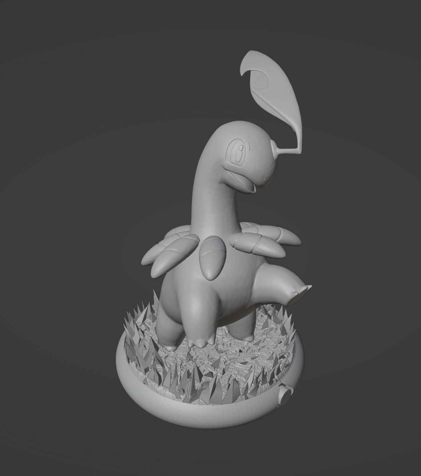 Bayleef pokemon 3D print model 3D print model_4