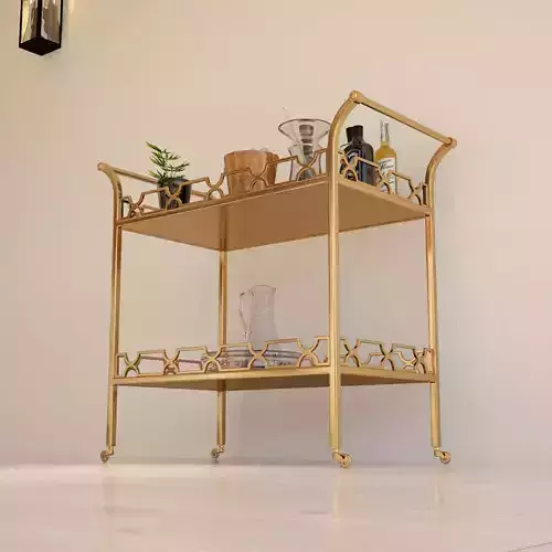 Tea And Food Serving Trolley