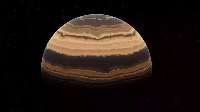 Gas Planet 3D model