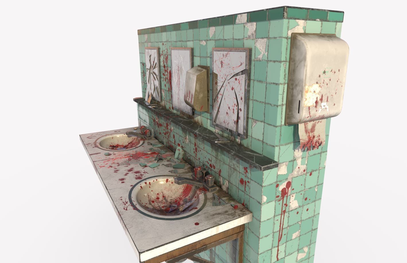Bloody Sink 3D model_4
