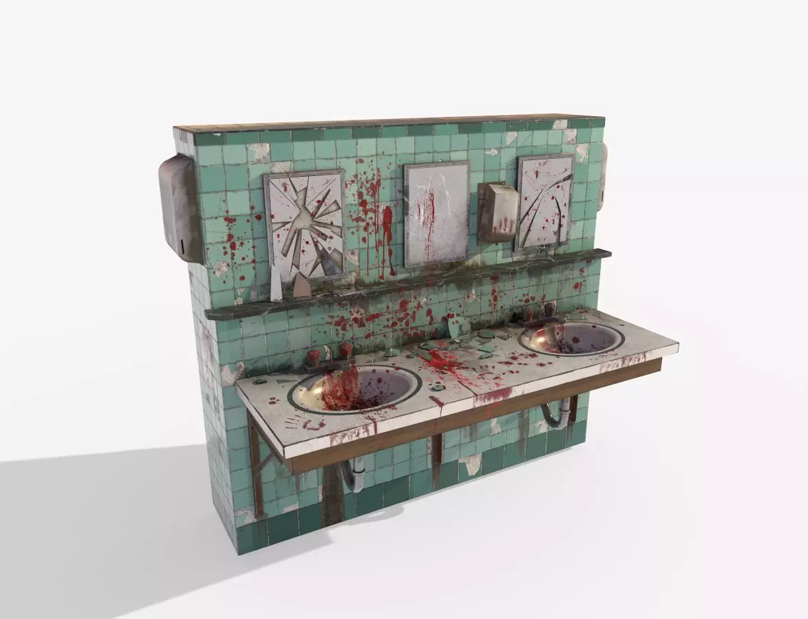 Bloody Sink 3D model_0