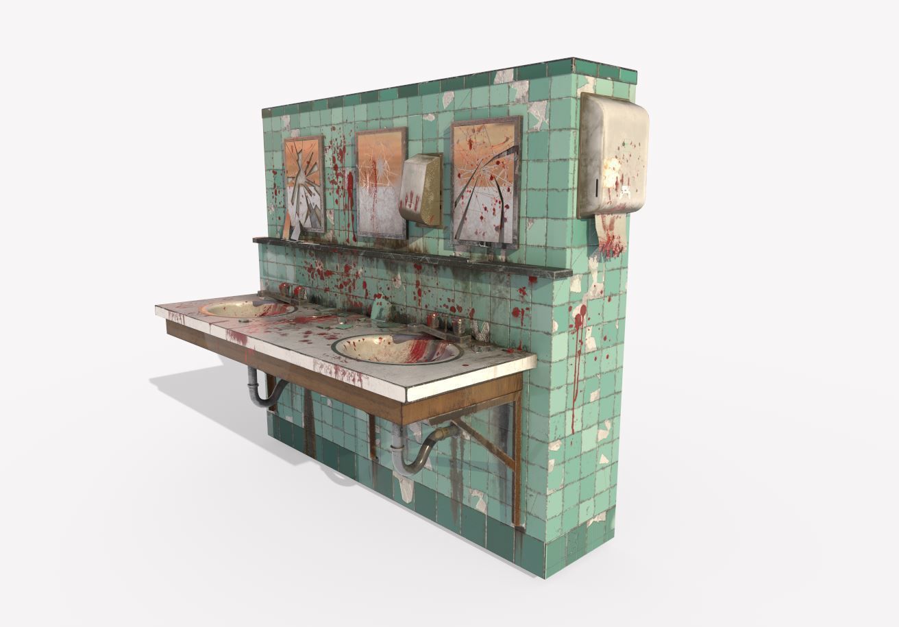 Bloody Sink 3D model_1