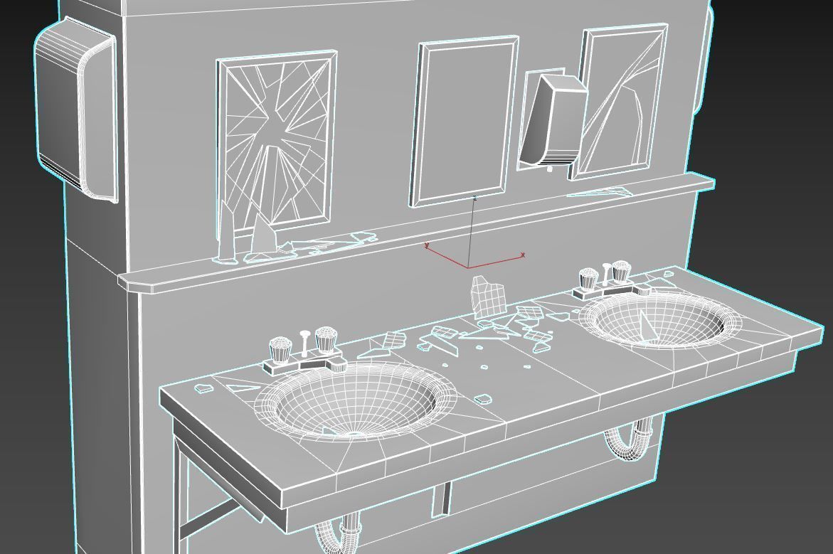 Bloody Sink 3D model_11
