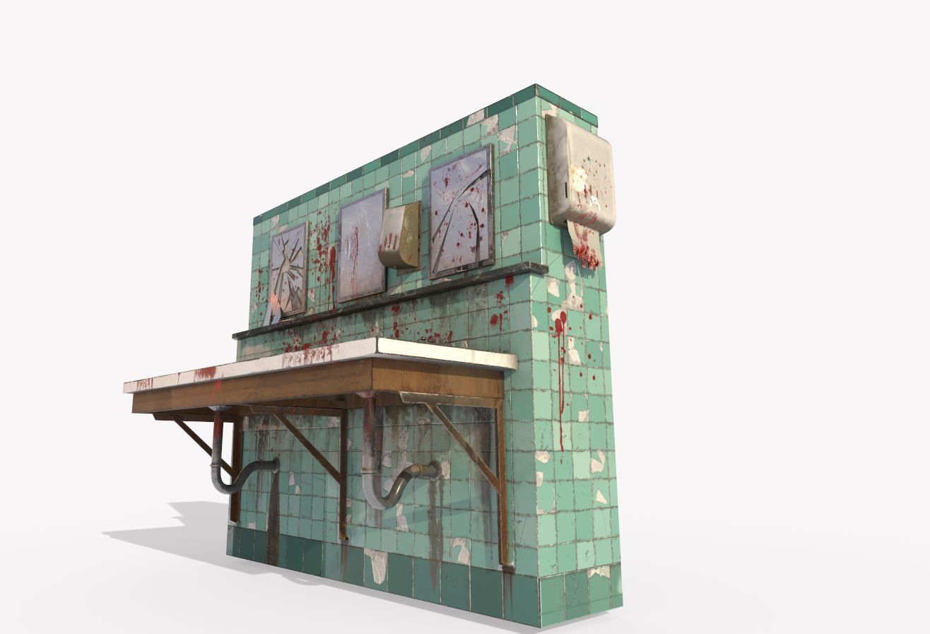 Bloody Sink 3D model_3