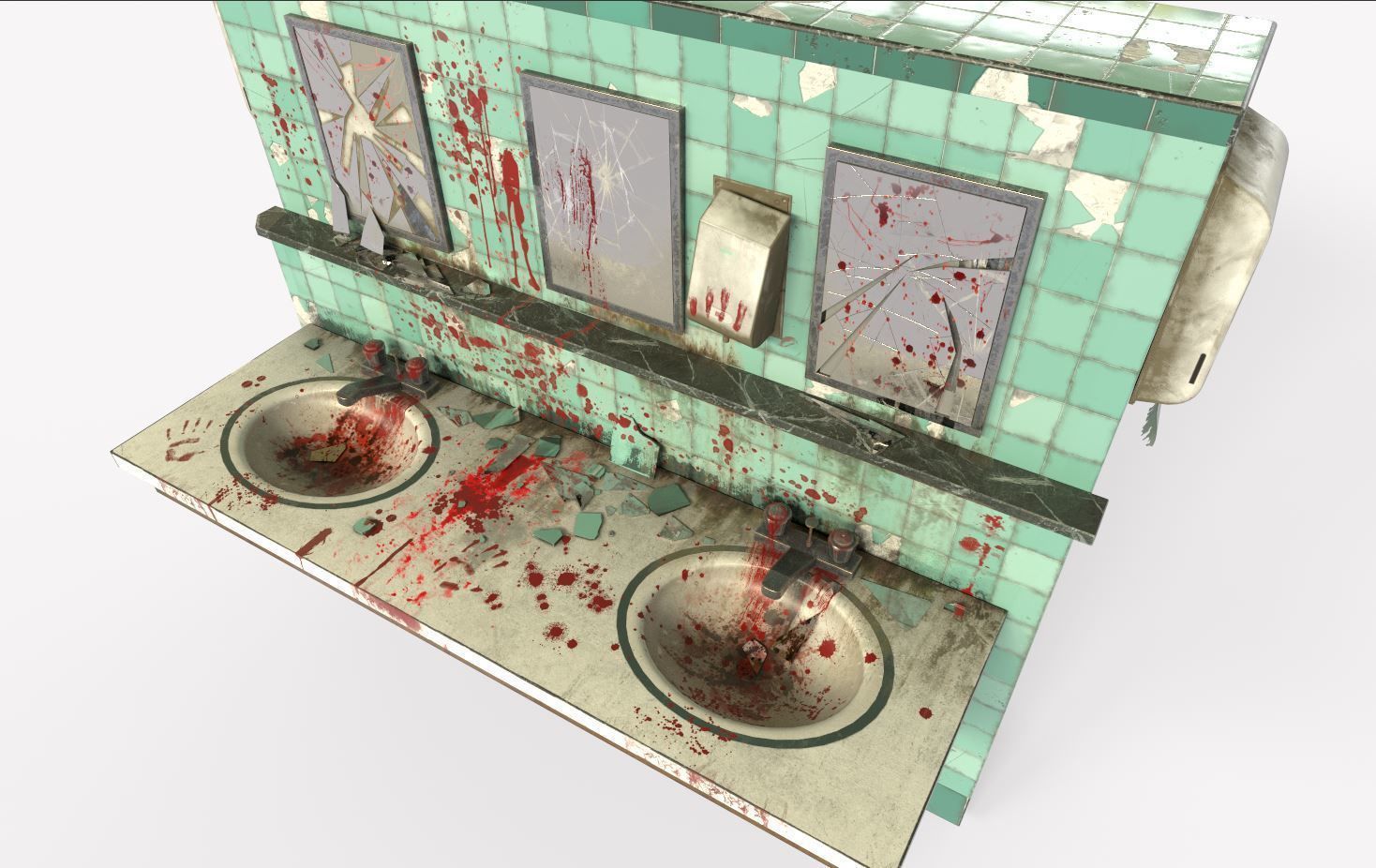 Bloody Sink 3D model_6