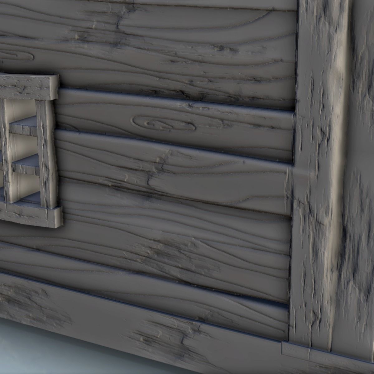 Western gun shop with floor and terrace 11 - USA ACW Civil War 3D print model_18