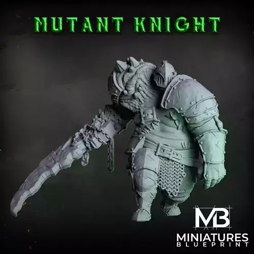The Mutant Knight 3D print model