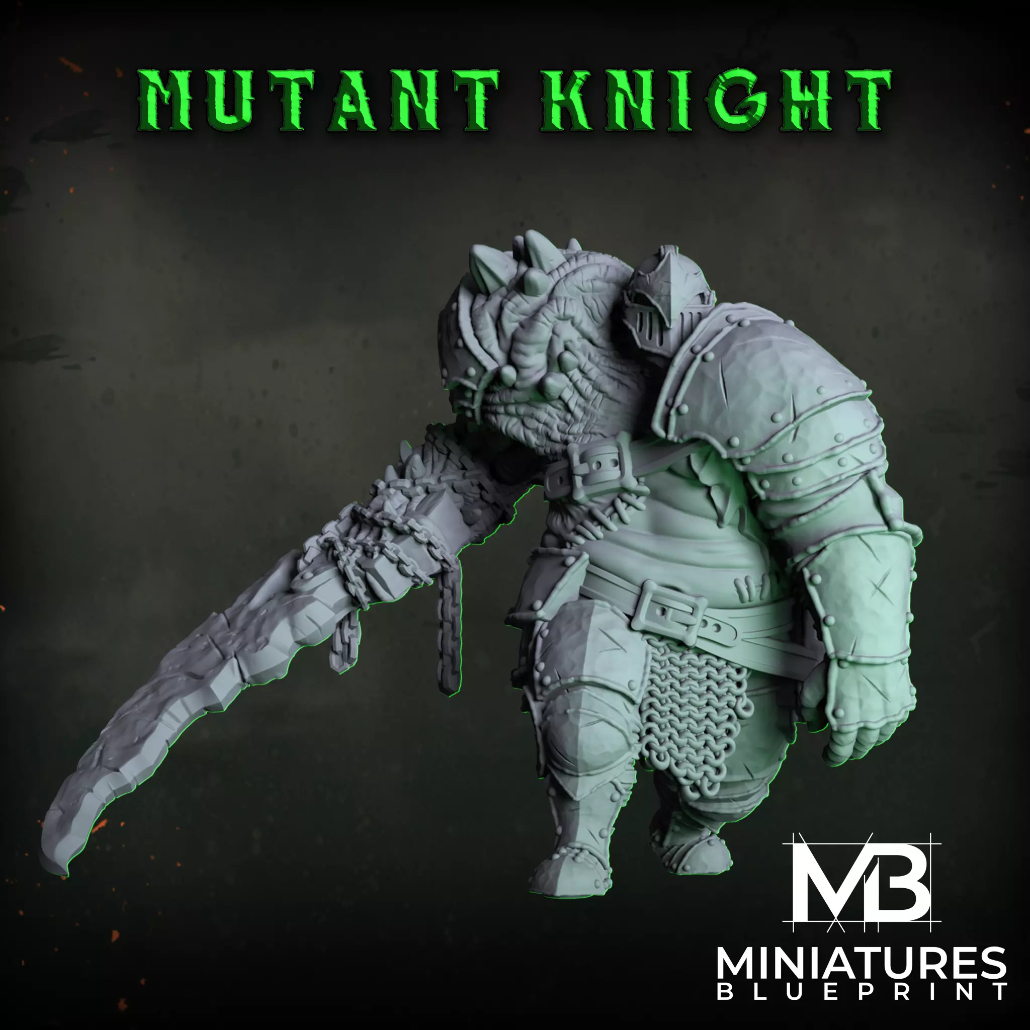 The Mutant Knight 3D print model