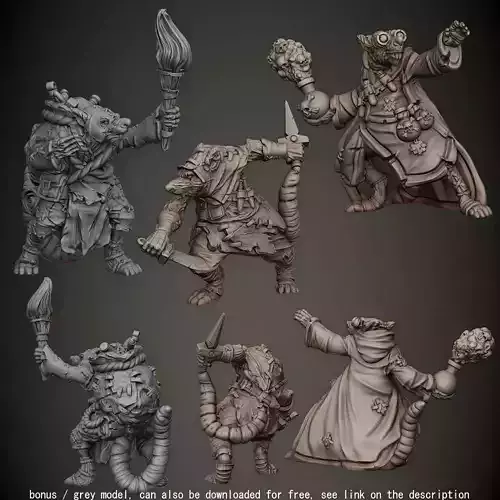Rat Folk 3D print model