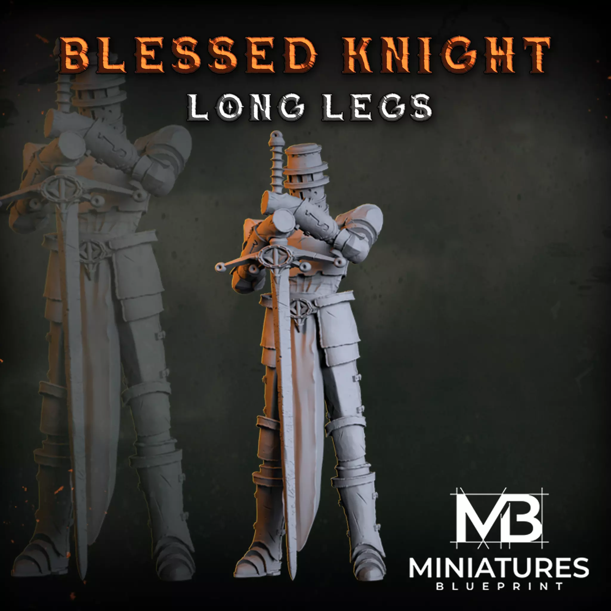 Blessed Long Legs Knight Free 3D print model