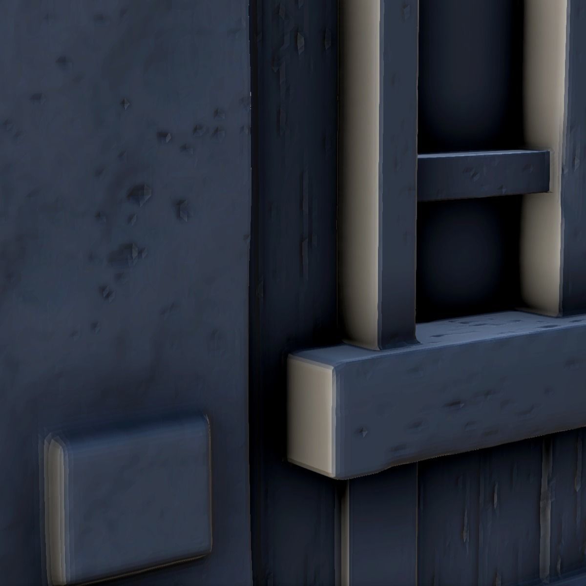 Medieval tower with a tiled roof 7 3D print model_12