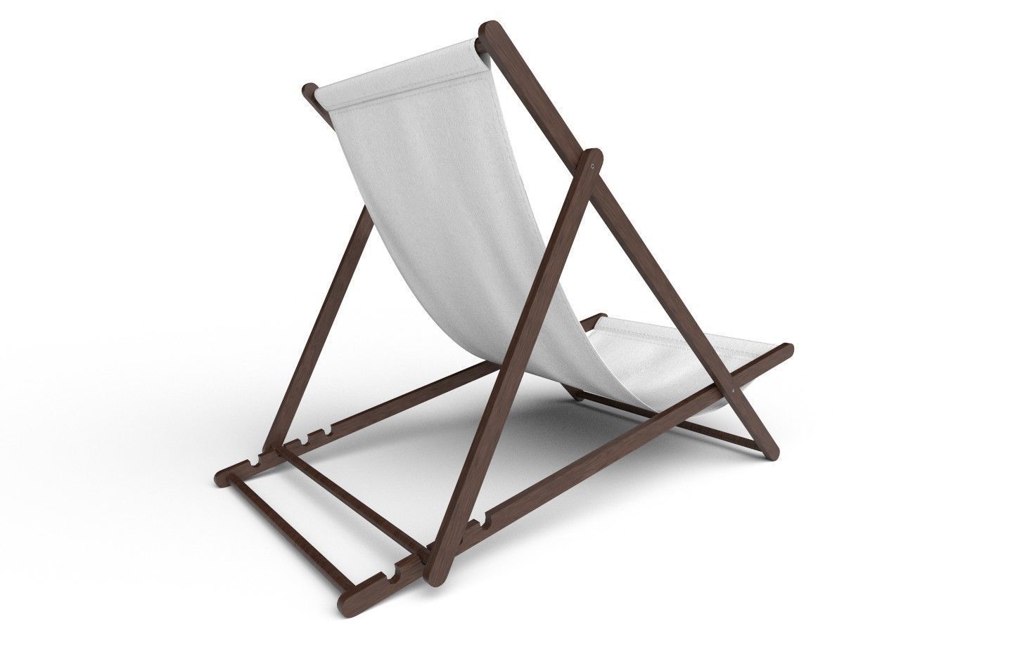 Folding Chair M01 Low-poly 3D model_7