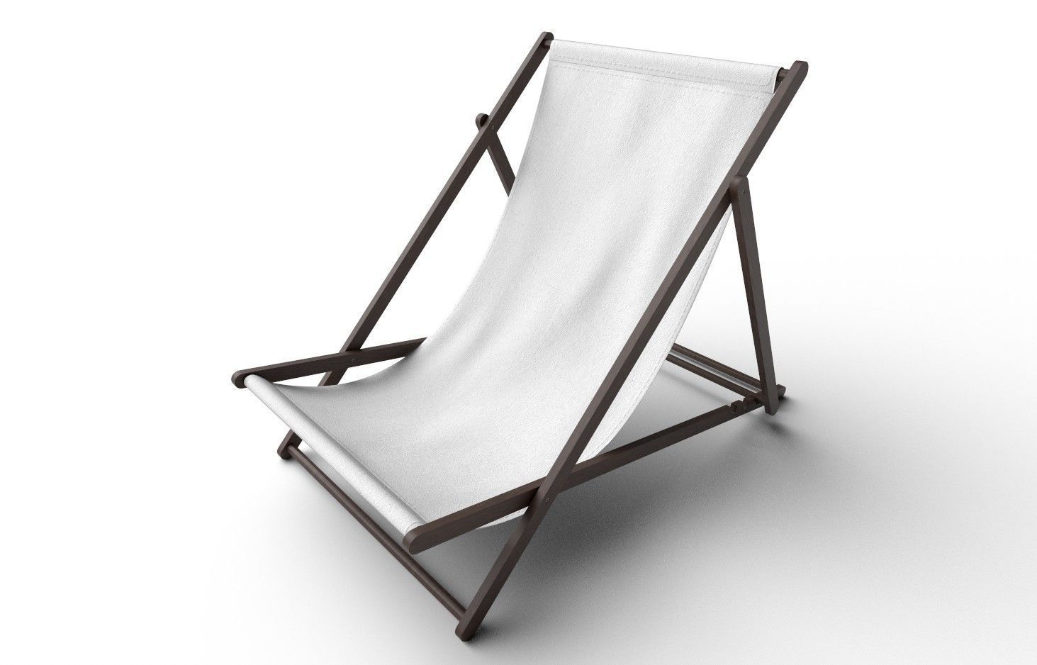 Folding Chair M01 Low-poly 3D model_4