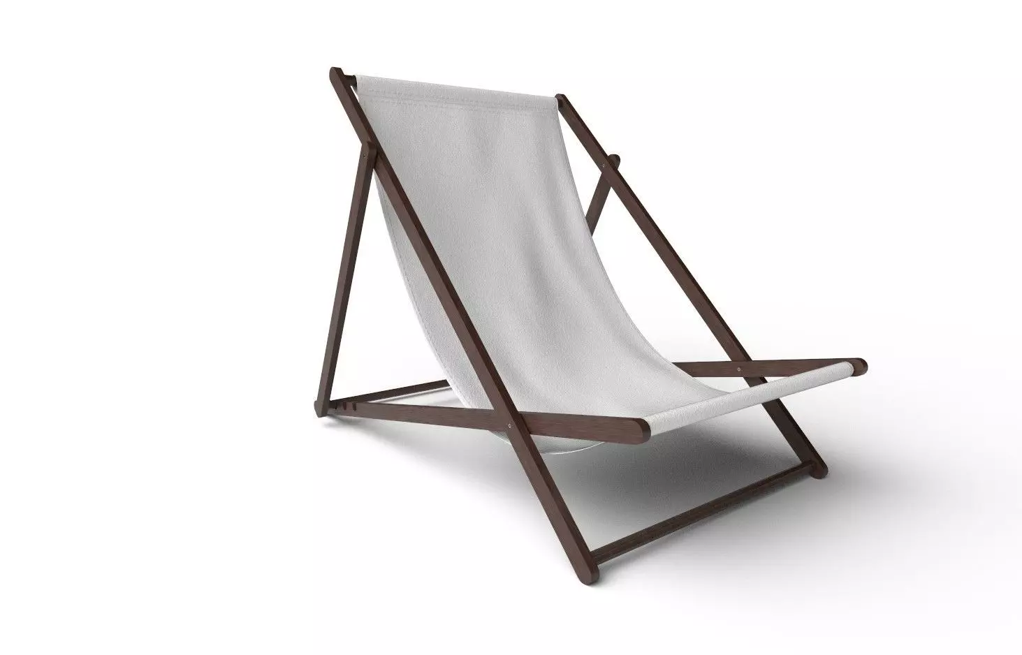 Folding Chair M01 Low-poly 3D model_0