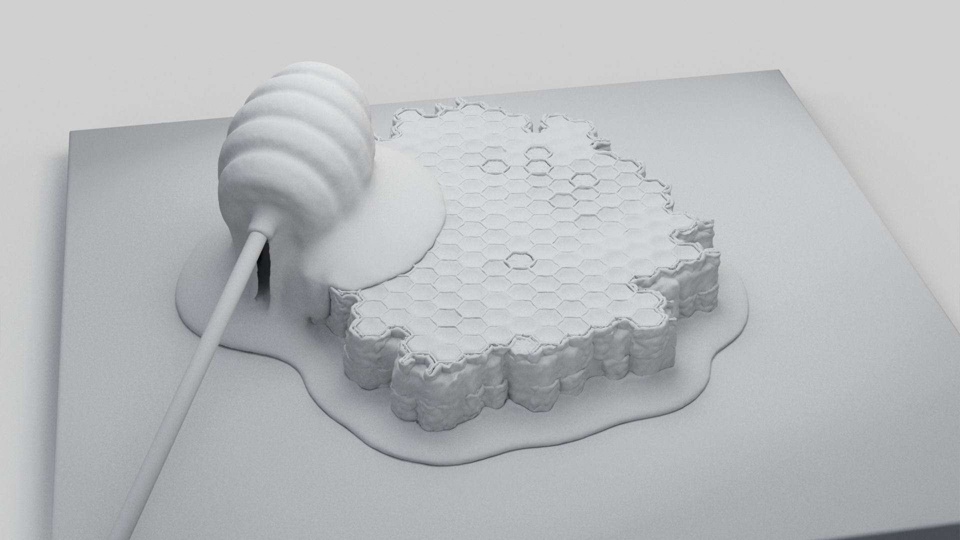 Honeycomb 3D model_11